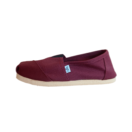 Alpargata NIÑOS Reforzada (Bordo)