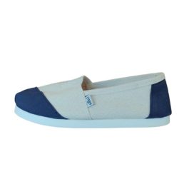 Alpargata Combinada (Azul/Beige)