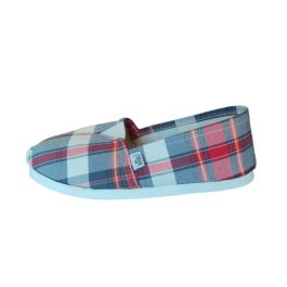 Alpargatas Cuadros (Azul/Rojo)