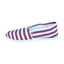 Alpargatas Rayas (Bordo/Blanco)