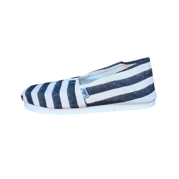 Alpargatas Rayas (Negro/Blanco)