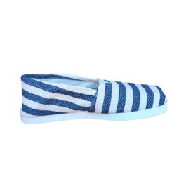 Alpargatas Rayas (Azul/Blanco)