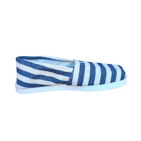 Alpargatas Rayas (Azul/Blanco) - Imagen 2
