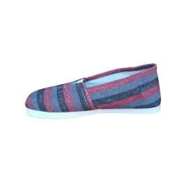 Alpargatas Tricolor (Azul-Negro-Bordo)