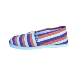 Alpargatas Tricolor (Violeta-Naranja-Blanco)