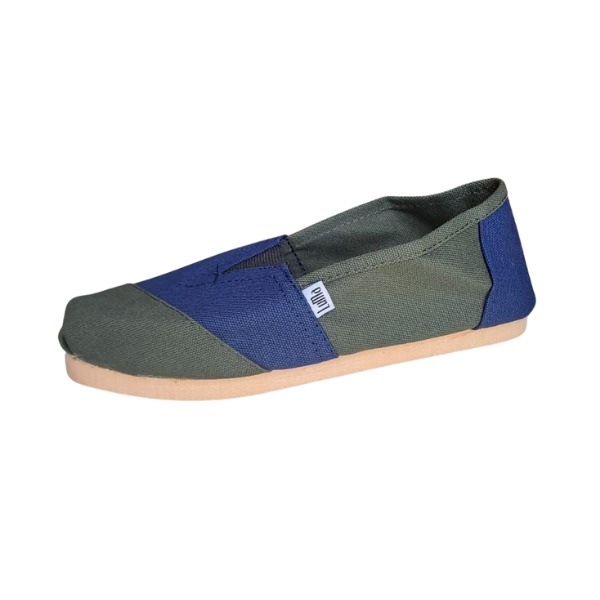Alpargata Combinada (Azul/Verde)