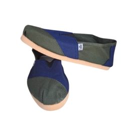 Alpargata Combinada (Azul/Verde)