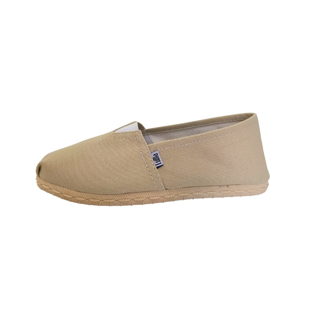 Alpargatas Simil Yute de Goma Beige