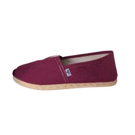 Alpargatas Simil Yute de Goma – Bordo