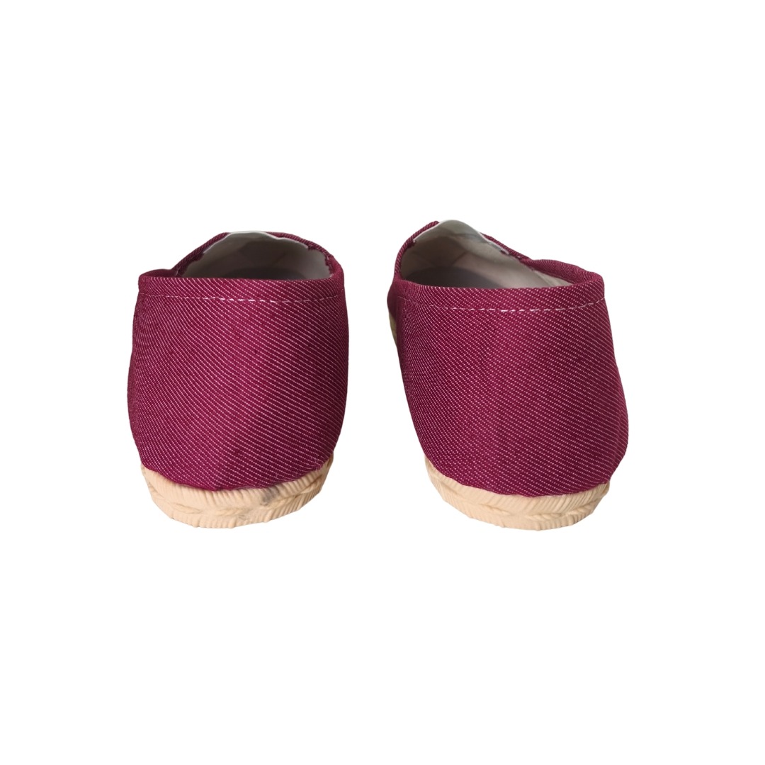 Alpargatas Simil Yute de Goma - Bordo - Imagen 2