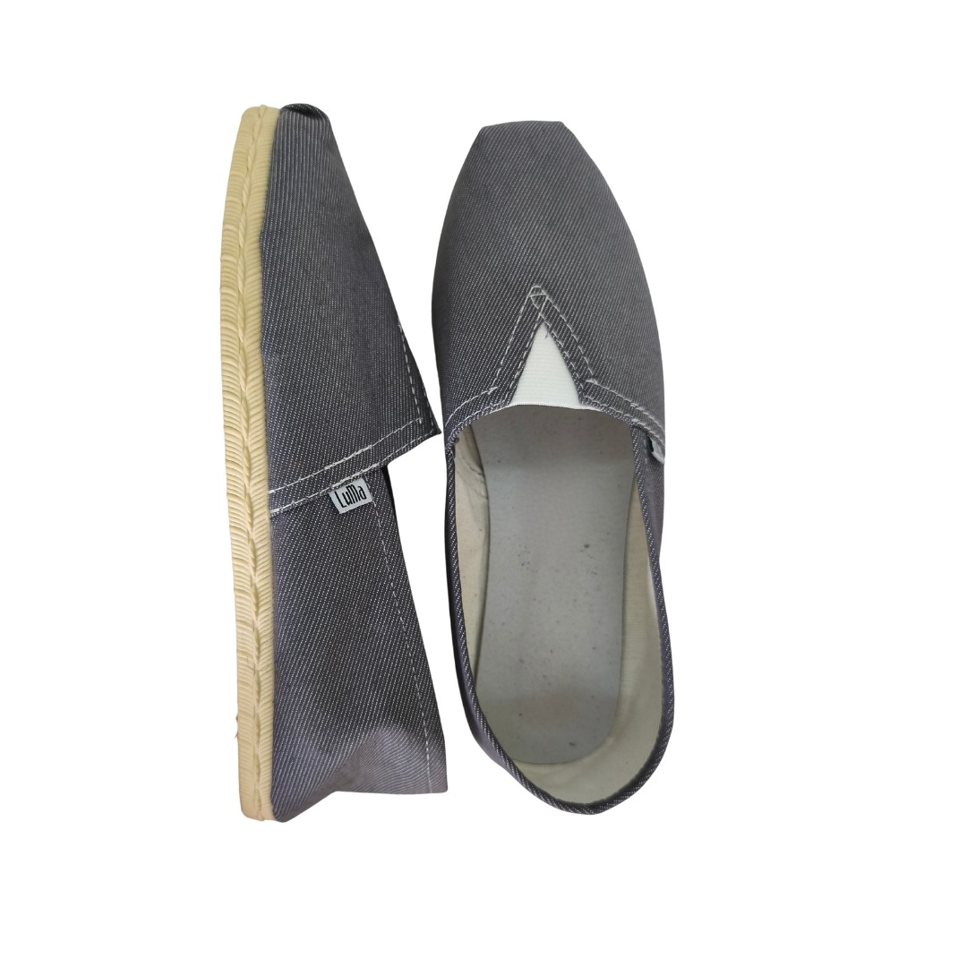 Alpargatas Simil Yute de Goma - Gris - Imagen 3