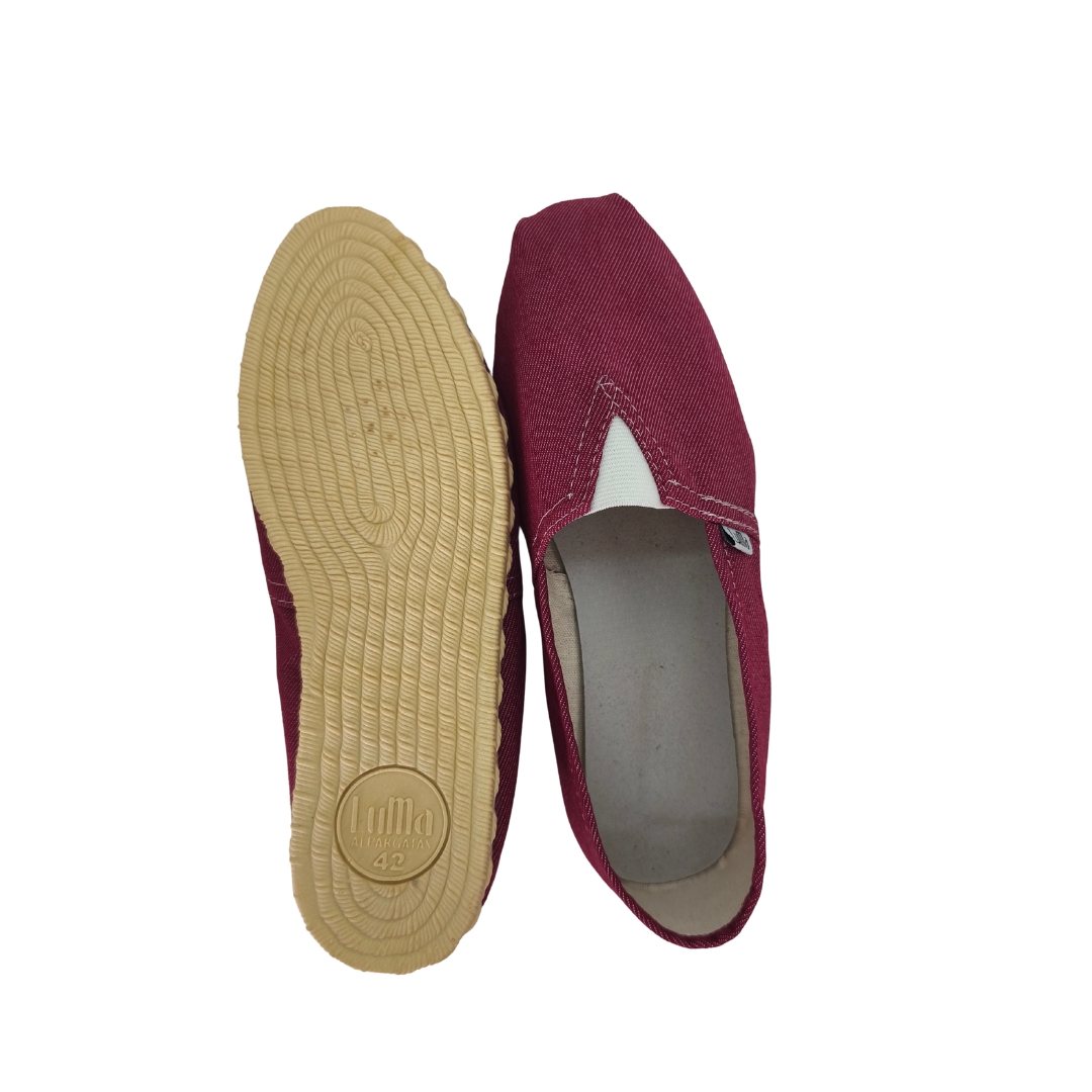 Alpargatas Simil Yute de Goma - Bordo - Imagen 6