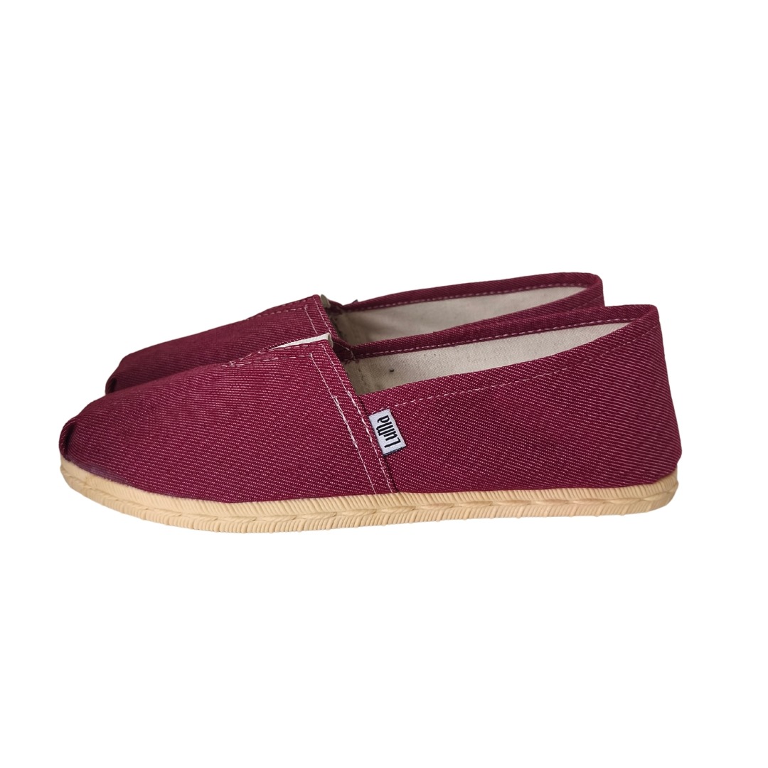 Alpargatas Simil Yute de Goma - Bordo - Imagen 7